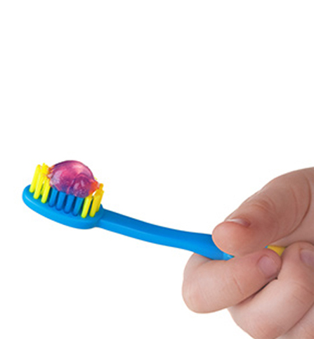 Toothpaste and brushes for children